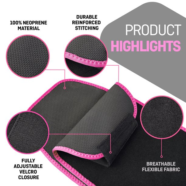 Waist Trimmer Belt - Sweet Sweat Waist Trimmer | Gym Baddie Fit